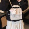 Flap Mini Backpack Bag