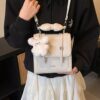 Flap Mini Backpack Bag