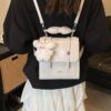 Flap Mini Backpack Bag